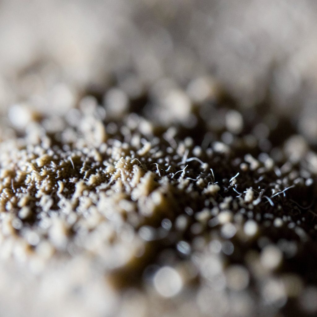 extreme close-up of smooth dark leather texture with soft sheen, professional and understated mood