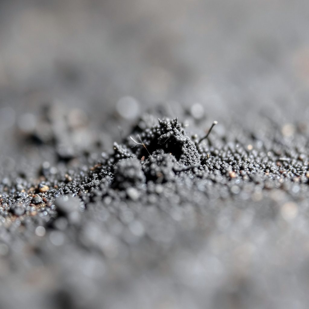 close-up of dark charcoal textured surface with soft warm highlights, moody and professional